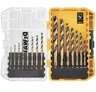 Dewalt DWA1195 15 Piece Drill Bit Set W/case, Black & Gold 1/16-3/8 New. Price: $28.99.