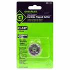 Greenlee 645-1-1/8 1-1/8" Quick Change Stainless Steel Carbide-tip Hole Cutter New. Price: $45.04.