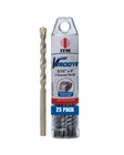 Itm V-groove -VG-4002B- 3/16" X 4" 25 Pack Porcelain, Ceramic, Tile Drill Bits New. Price: $139.75.