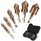 Comoware Countersink Drill Bit Set, M35 Hss Chamfer Tool 6 Pcs, 1/4 Inch Hex... New. Price: $43.35.
