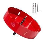 Kinjoek 6 Inches 152 Mm Hss Bi-metal Saw Heavy Duty Steel Cornhole Red New. Price: $18.08.