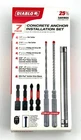 New Diablo DMAPL9910-S7 Concrete Anchor Drive Installation Set 7PC Free Ship.. Price: $27.75.