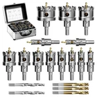 Rekckrul 21-PIECE Tct Carbide Hole Saw Kit 21PCS 13MM TO54MM 1/2" 2-1/8" New. Price: $79.21.