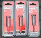 Lot Of Milwaukee One-piece Hole Saw Diamond 3/16" Tile And Stone 49-56-0503 New. Price: $30.00.
