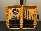 Dewalt DW1169 14PC Pilot Point Tip/no Spin Drill Bit Set Excellent 1/16 -5/32 Used. Price: $14.00.
