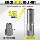 Stripped Bolt Extractor Impact Socket Set 10 Pcs Damaged Remover Easy Out New. Price: $41.68.