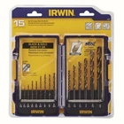 Irwin Turbomax High Speed Steel Drill Bit Set Straight Shank Pc 318015 New. Price: $18.95.