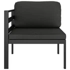 Sectional Sofa Chair Modular Seat With Cushions Aluminum Pe Rattan Vidaxl New. Price: $245.99.