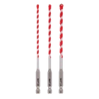Milwaukee 48-20-9050 3-PC Carbide-tipped Hammer Drill Bits New. Price: $15.97.