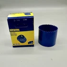 Irwin 373214BX Bi-metal Hi Speed Steel 2-1/4 Inch Hole Saw Made Usa New. Price: $12.99.