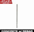 Milwaukee 3/4 In X 18 4-CUTTER Sds-plus Carbide Drill Bit 48-20-8320 New. Price: $22.99.