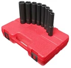 Sunex 1/2" Drive Pc. Sae Extra Long Deep Impact Socket Set (2848) New. Price: $163.28.