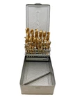 Vintage Clarke Titanium Drill Bit Set Metal Case Sae Incomplete 25 Pc Used. Price: $42.74.