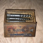 The Cleveland Twist Drill Screw Extractor Set No 17 Complete In Box Used. Price: $25.00.