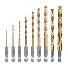 Sali Cobalt Drill Bit SET,9 Pack 1/16 Inch To 3/8 Hex Shank High Speed... New. Price: $18.99.