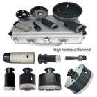 Diamond Core Drilling Bit Set Hole Saw Kit Tool For Tile Porcelian Marble New. Price: $80.65.