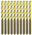 Masonry Drill Bit Set 10PCS 3/16" Carbide Tip Golden Flute Concrete Brick New. Price: $14.18.