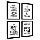 Excello Global Products Framed Wooden Bathroom Humor Signs : Decor For Home, Res New. Price: $35.25.