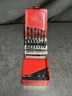 Snap Nos Drillbit Set 29 Piece Fractional Usa Made W/ Metal Case Open. Price: $169.99.
