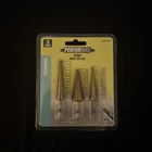 Performax Piece Step Drill Bit SET3/16 To 1/2 W/ 1/4 Hex Shank New Sealed. Price: $8.95.