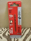 Milwaukee 48-89-2305 1/8 In. Cobalt Red Helix Drill Bit New. Price: $5.76.