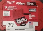Milwaukee Tool 49-22-4034 15 Pc. Hole Dozer Bi-metal Saw Kit New. Price: $99.00.