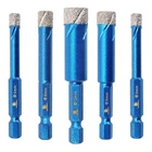5PCS/PACK Diamond Hole Saw Drill Bit Set, 1/4 5/16 3/8 1/2 Inch For Porcelain... New. Price: $27.94.
