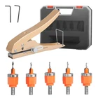 6PCS Limit Countersink Drill Bit Set With Hole Punch, Adjustable Depth Wood C... New. Price: $51.99.