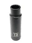 Sunex 368210 10MM - 3/8" Drive Point Deep Impact Socket Metric Tools 12PT New. Price: $12.99.