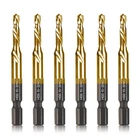 6-PC 10-32NC Combination Drill Tap Bit Set Sae, Thread Size, New. Price: $23.23.