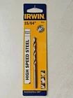 **** New Irwin Drill Bit, 15/64" High Speed Steel (bulk). Price: $10.49.