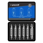 Greywolf 6 Pcs Damaged Screw Extractor Set Professional Grade Broken Bolt New. Price: $35.92.