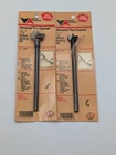 Vtg Vermont American Around The Corner Wood Boring Drill Bit Lot 1-1/8 & 7/8 Used. Price: $26.99.