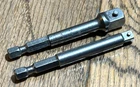 Apex Tools Square Tip 1/4" 3/8" Socket Bit Hex Shaft Quick Connect Set Lot Used. Price: $25.00.