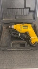 Dewalt DW106 Heavy Duty Corded Drill Driver 3/8" Keyless Chuck With Case Used. Price: $24.99.