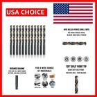 High Speed Steel Black & Gold Kfd Split Point Drill Bit Pack Of 12, Series New. Price: $10.79.