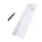 Shelf Pin Jig With 1/4" Self Bit, Centering Drill For 3/8' Holes, New. Price: $57.68.