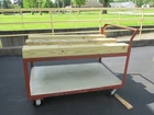 Used Heavy Duty Hodge 30"X48" Steel 2-SHELF Portable Service Utility Tool Cart. Price: $225.00.