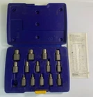 Irwin 53228 Spiral Flute Screw Extractor 14 Set 1/8" - 9/16" (missing One Pc) Used. Price: $44.99.