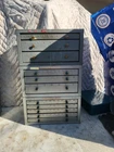 Vintage Lot Of 3 Huot Drill Index Cabinet Used. Price: $175.00.