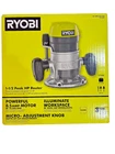 Ryobi 8.5 Amp 1-1/2 Peak Hp Fixed Base Corded Router R1631K, Tool Bag, Bit Set New. Price: $84.99.