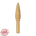 Huhao Diamond Grinding Burr Bit 6MM Shank 10MM Head Stone Steel New. Price: $34.99.