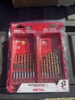 Milwaukee Shockwave Impact Duty Titanium Twist Drill Bit Set (23-PIECE) Used. Price: $29.99.
