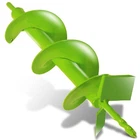 Garden Auger Drill Bit 4X16", Double Blade, Heavy Duty, Fast Planting Tool New. Price: $39.97.