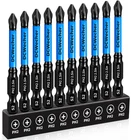10-PACK PH2 Phillips Impact Bits 2.5" Magnetic Drill Screwdriver 1/4" Hex Shank New. Price: $5.99.