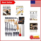 Rocaris 39-PIECE Woodworking Chamfer Tool Set Ultimate Precision Drilling Kit New. Price: $59.98.