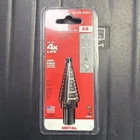 Milwaukee 48-89-9204 Jam-free Step Drill Bit, 12 Hole Sizes, Steel, 1-PACK New. Price: $15.00.