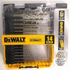 New (DWA1240) Dewalt Industrial Cobalt Alloy Steel Set With Toughcase+ System. Price: $34.45.