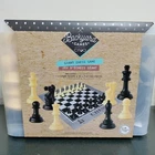 Giant Indoor Outdoor Set 10" Kings W/chess Mat Case Backyard Games Ciroa Used. Price: $47.99.