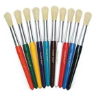 Pacon Creativity Street Round Beginner Paint Brushes, 10 Pack (PAC5183) New. Price: $14.99.
